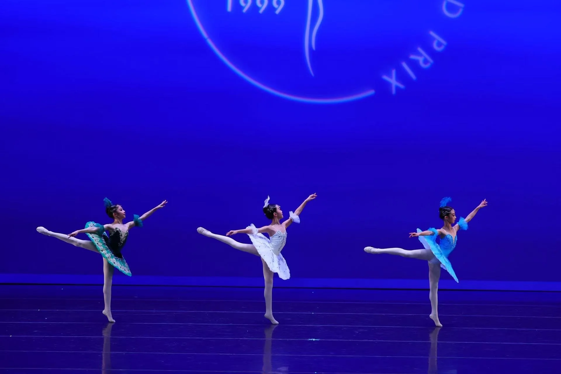 Columbia Youth Ballet competition team member performing award-winning variation at ballet competition