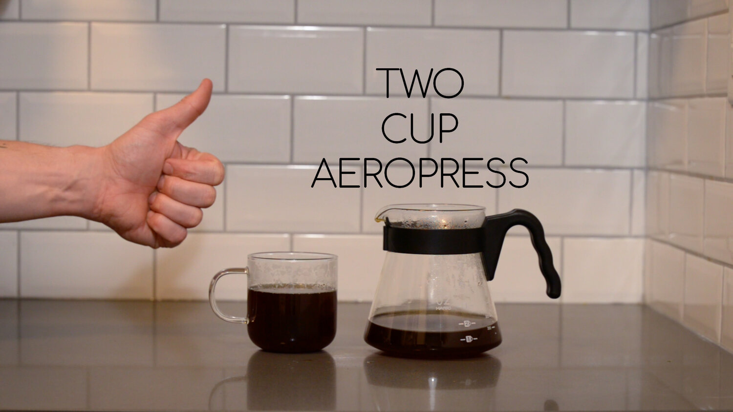 Second Cup. Aeropress good Coffee good Vibes. Two of Cups. 2 two 1 cup