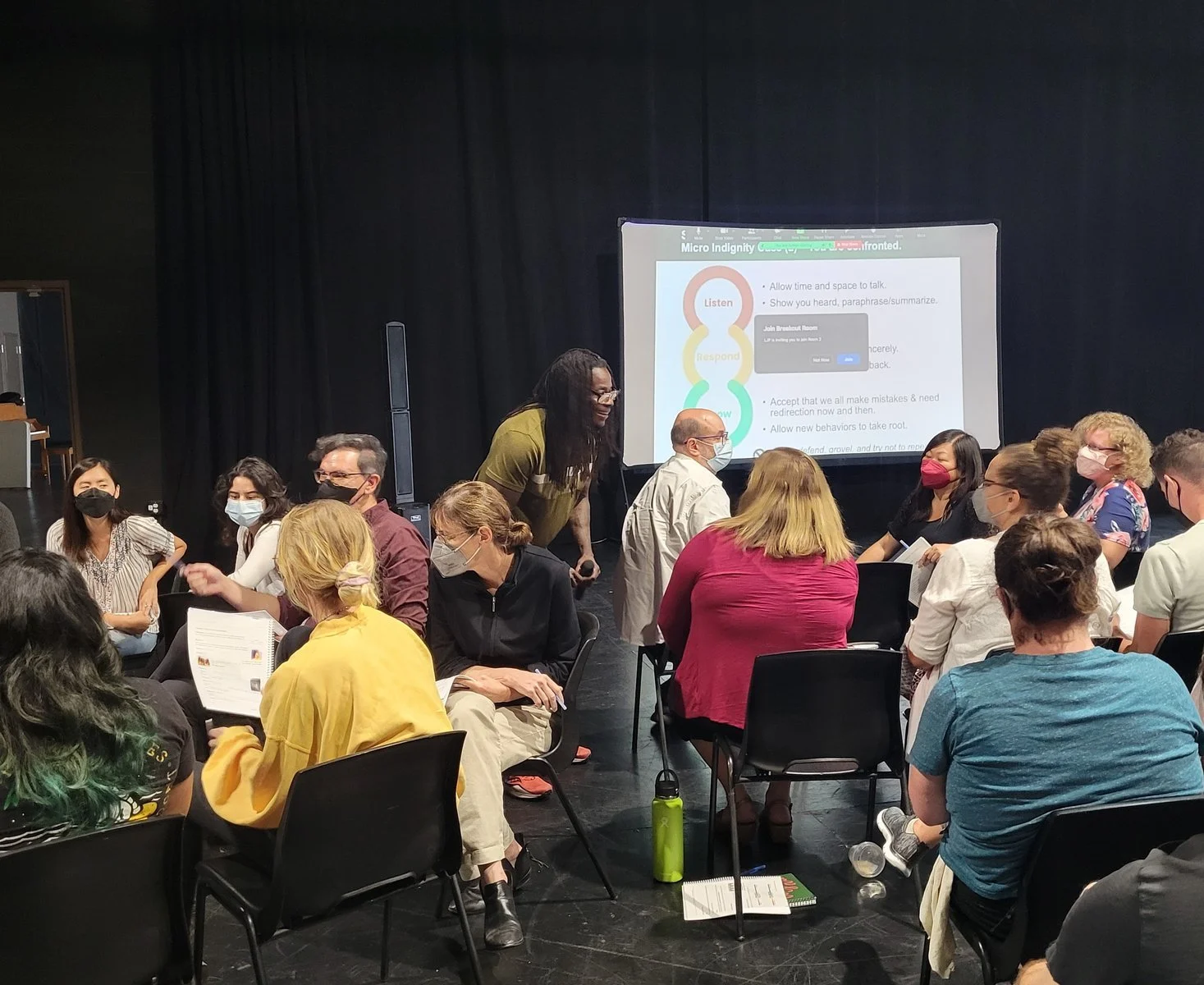 Facilitating a restorative-practice circle