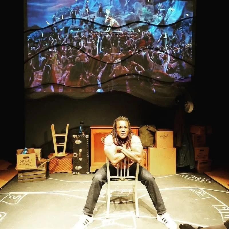 A scene from A One-Man Show