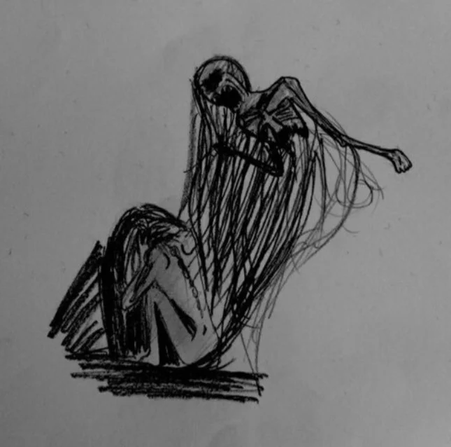 Депрессивные рисунки карандашом