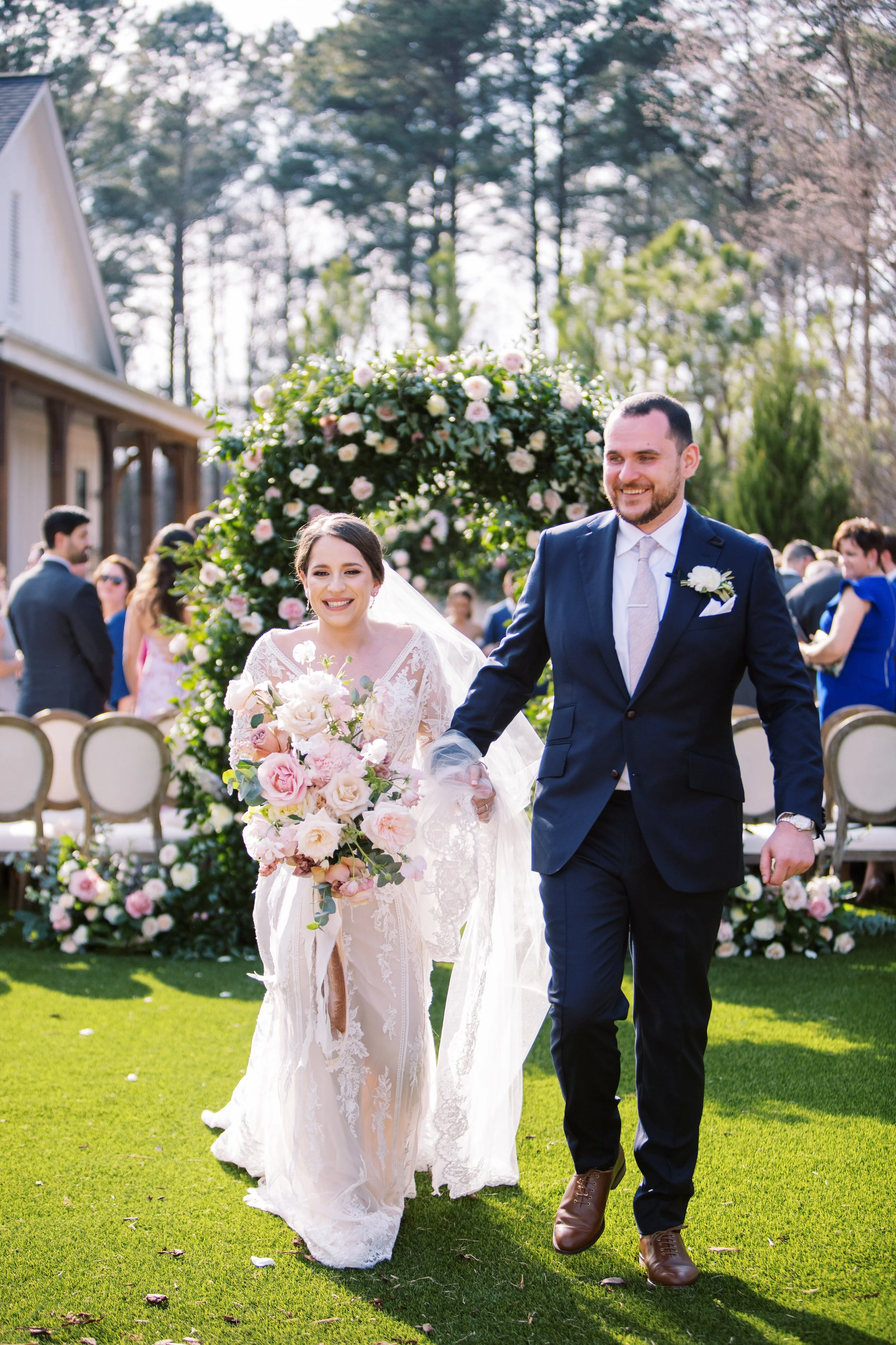 Raleigh wedding couple at Whitaker and Atlantic photographed by Fancy This Photography