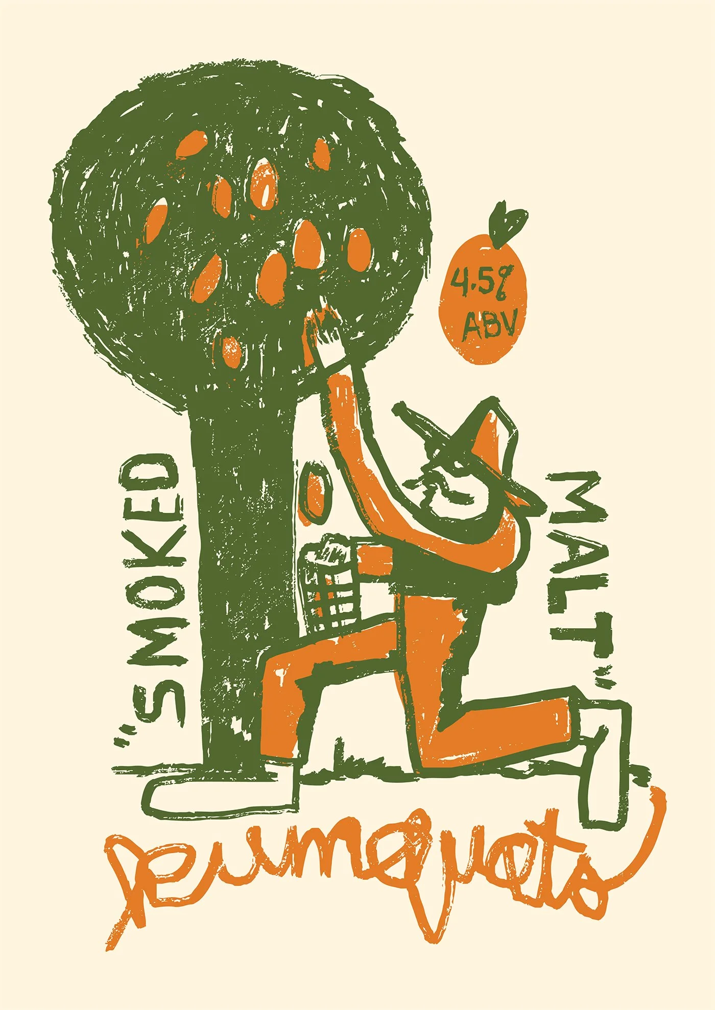 Smoked Malt Kumquats illustration