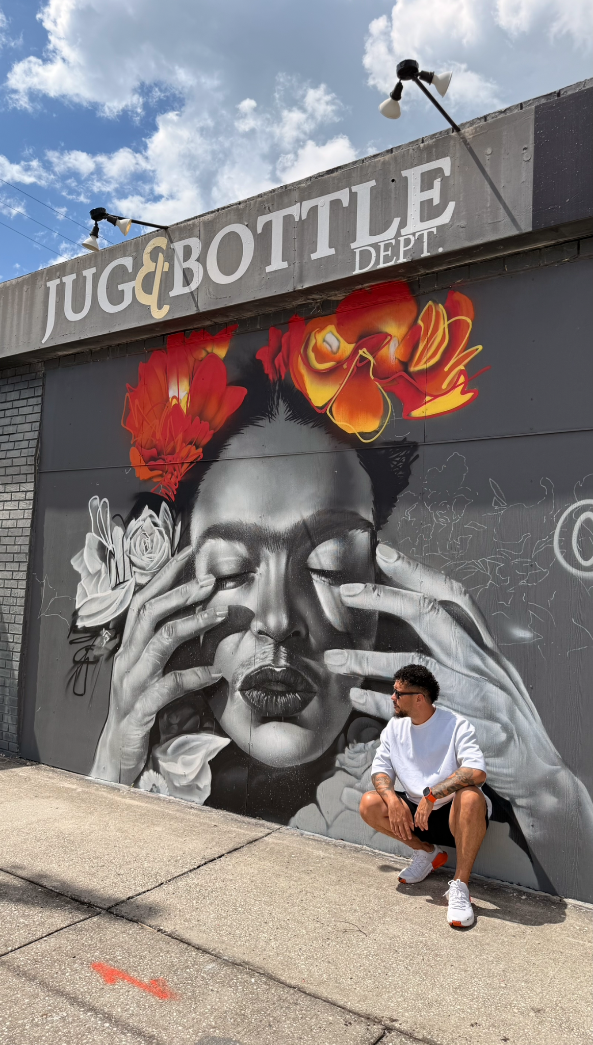 Custom mural by Michael Vahl