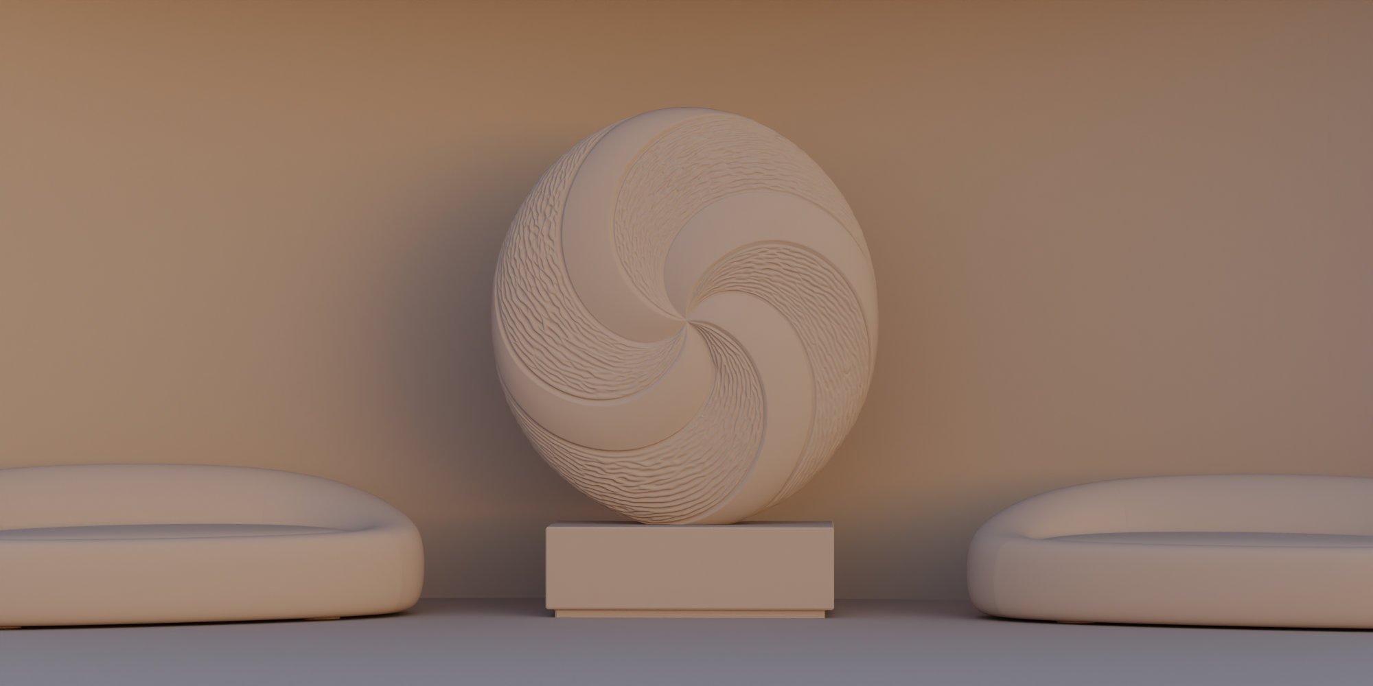 3D Architectural Clay Simulation