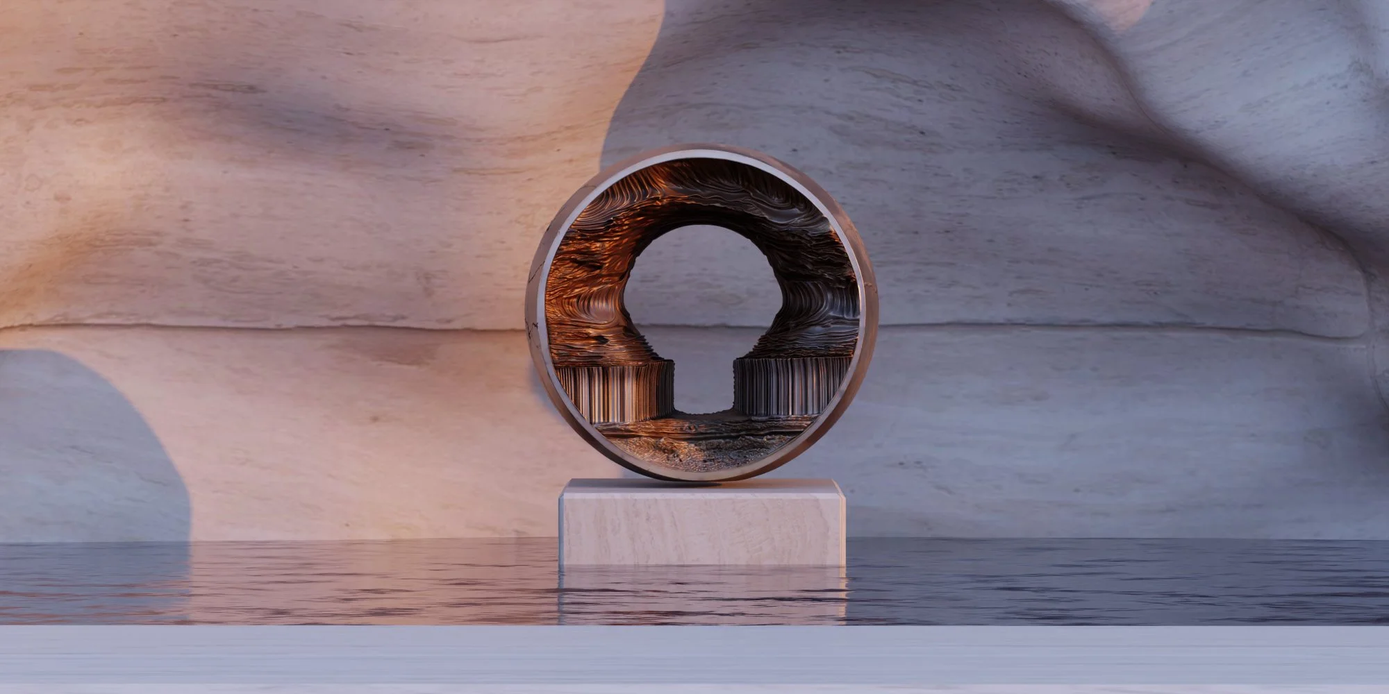 Finished Bronze & Material Render