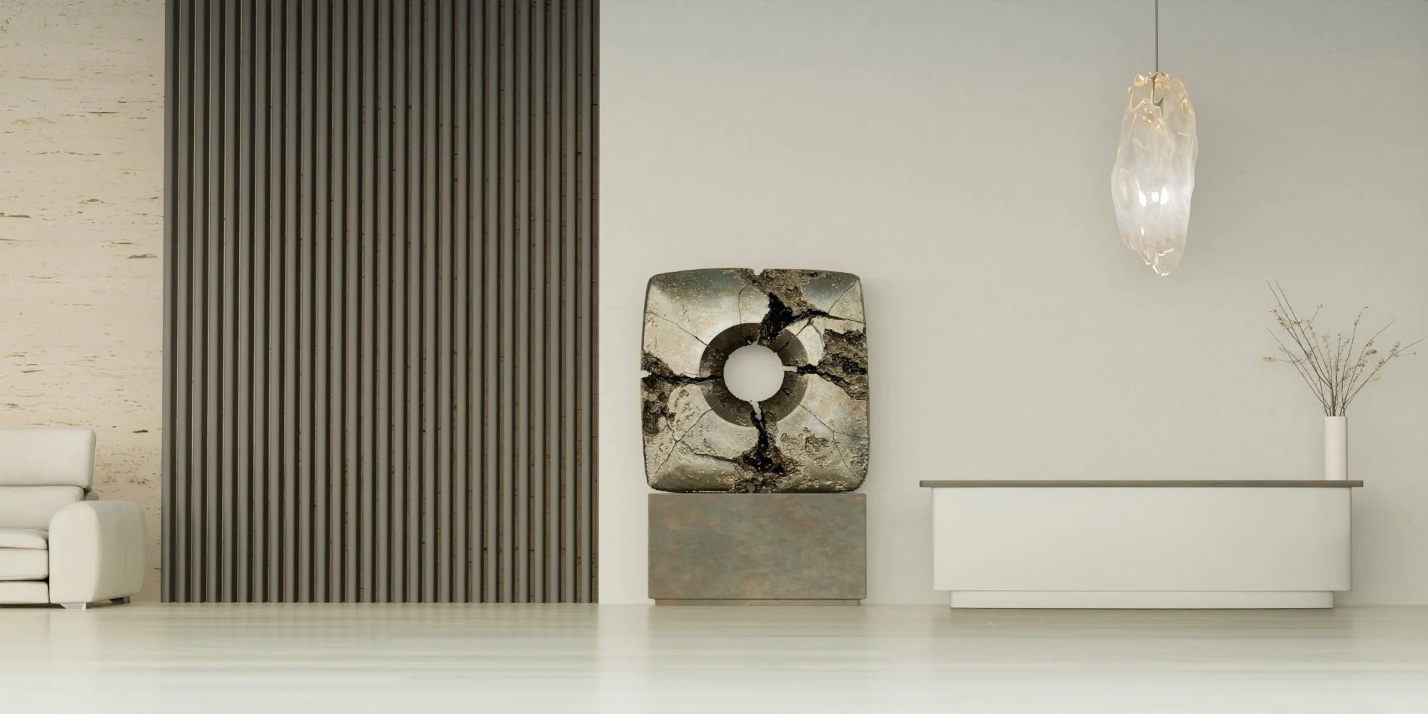 Finished Bronze & Material Render