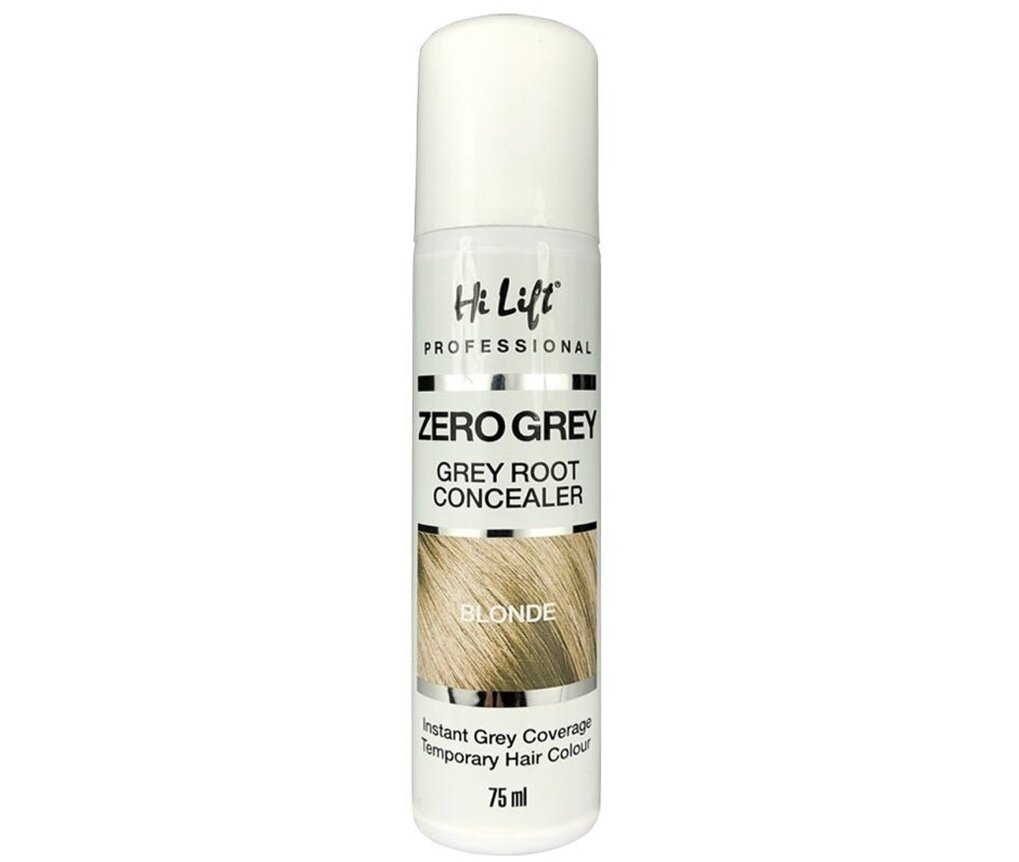 Hi Lift Professional Zero Grey Root Concealer instantly covers grey roots, ...