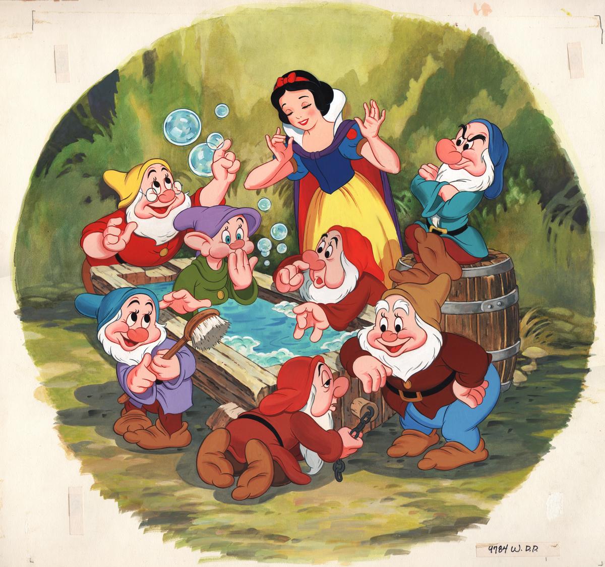 Comic Mint - Animation Art - Snow White & The Seven Dwarfs Original Pic...