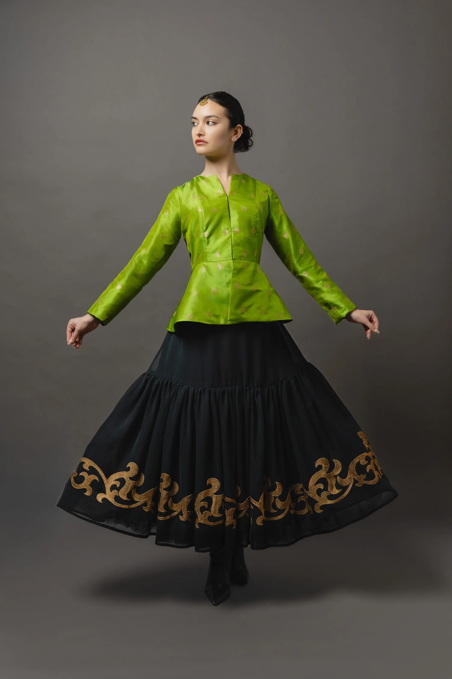 The Dior Bar Suit detail