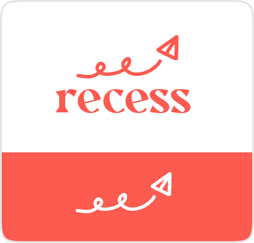 Recess logo system