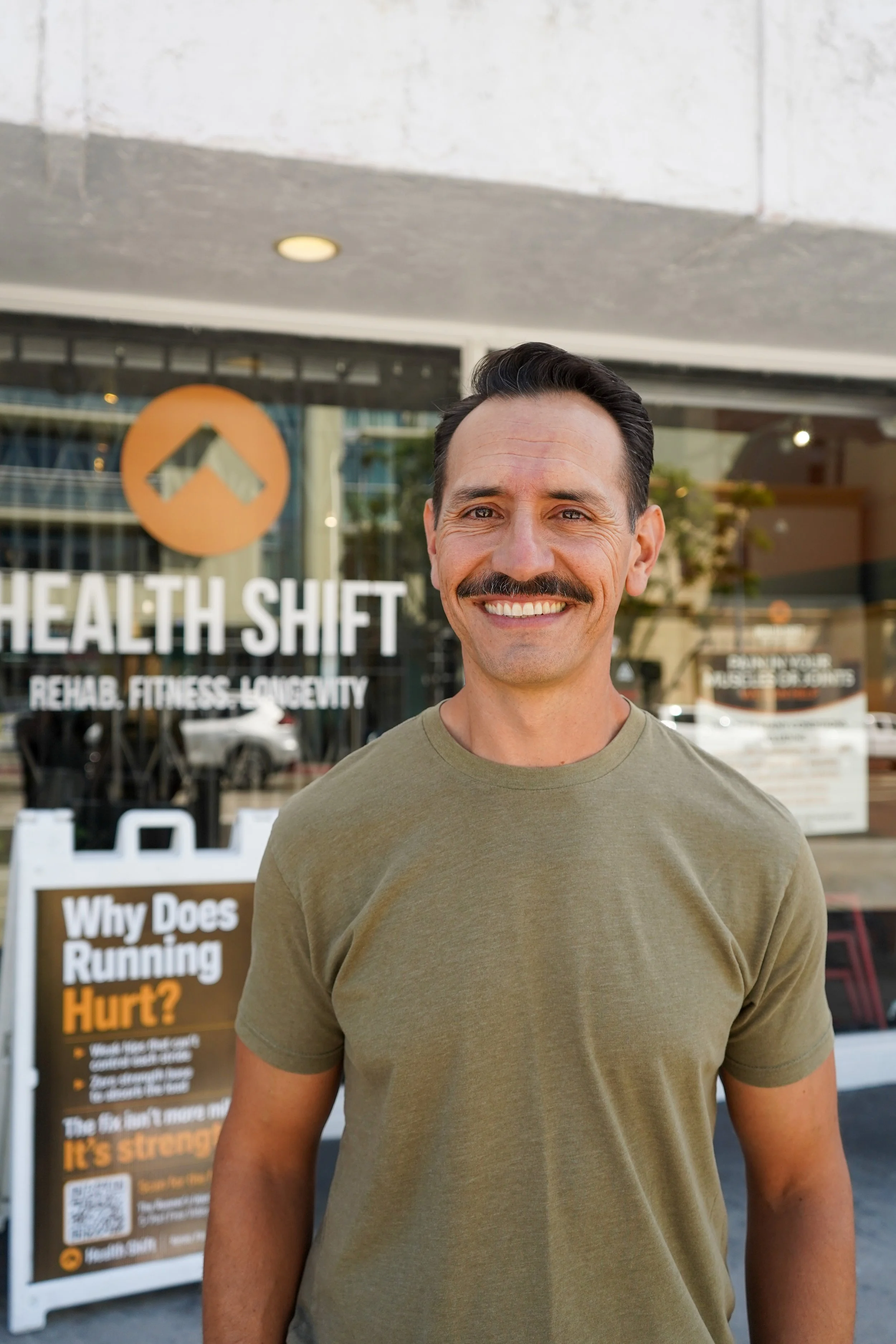 Dr. Danny Cordero outside Health Shift San Diego