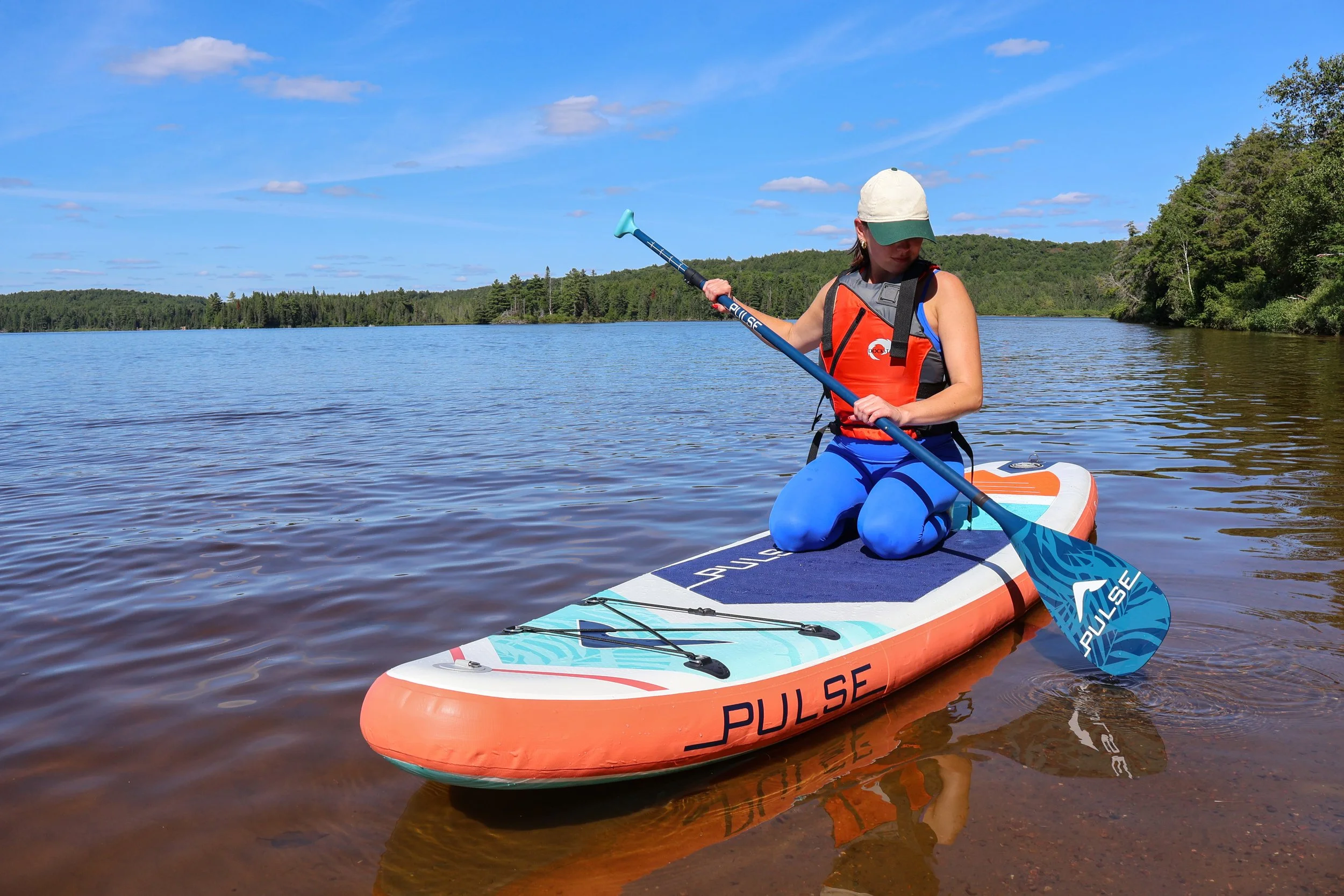 Pulse SUP community paddling outdoors