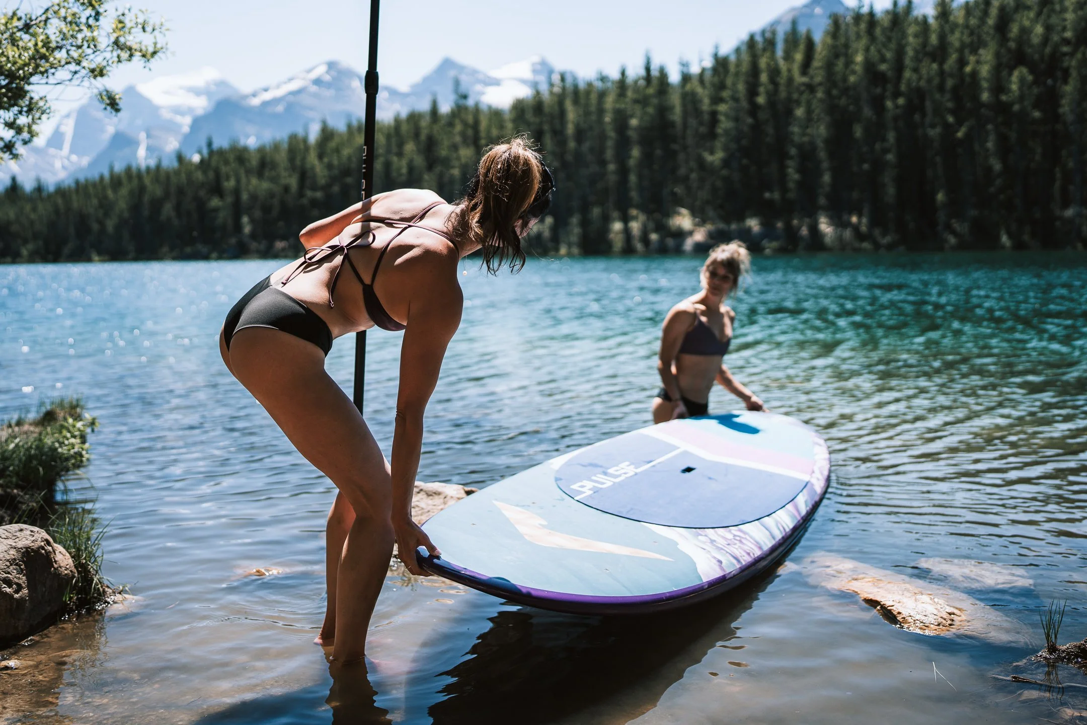 Pulse SUP community paddling outdoors