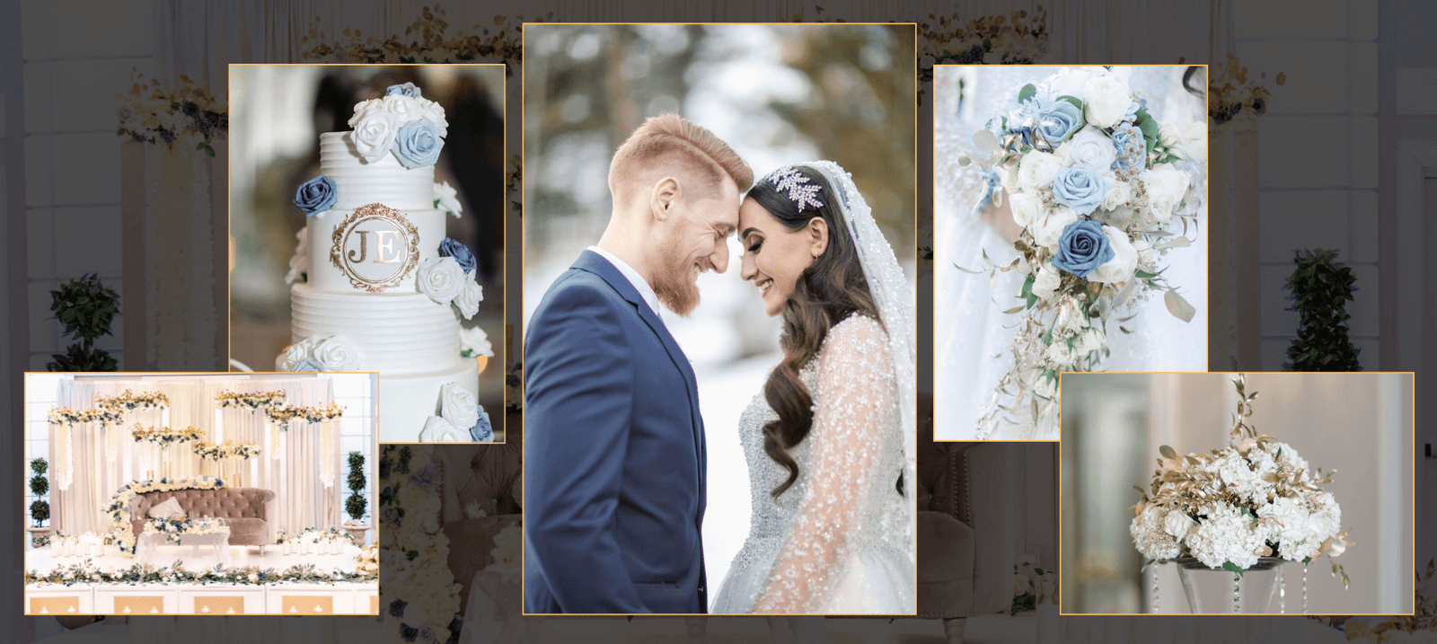 Wedding décor and floral design portfolio collage 12 by Aisha’s Wedding Decor