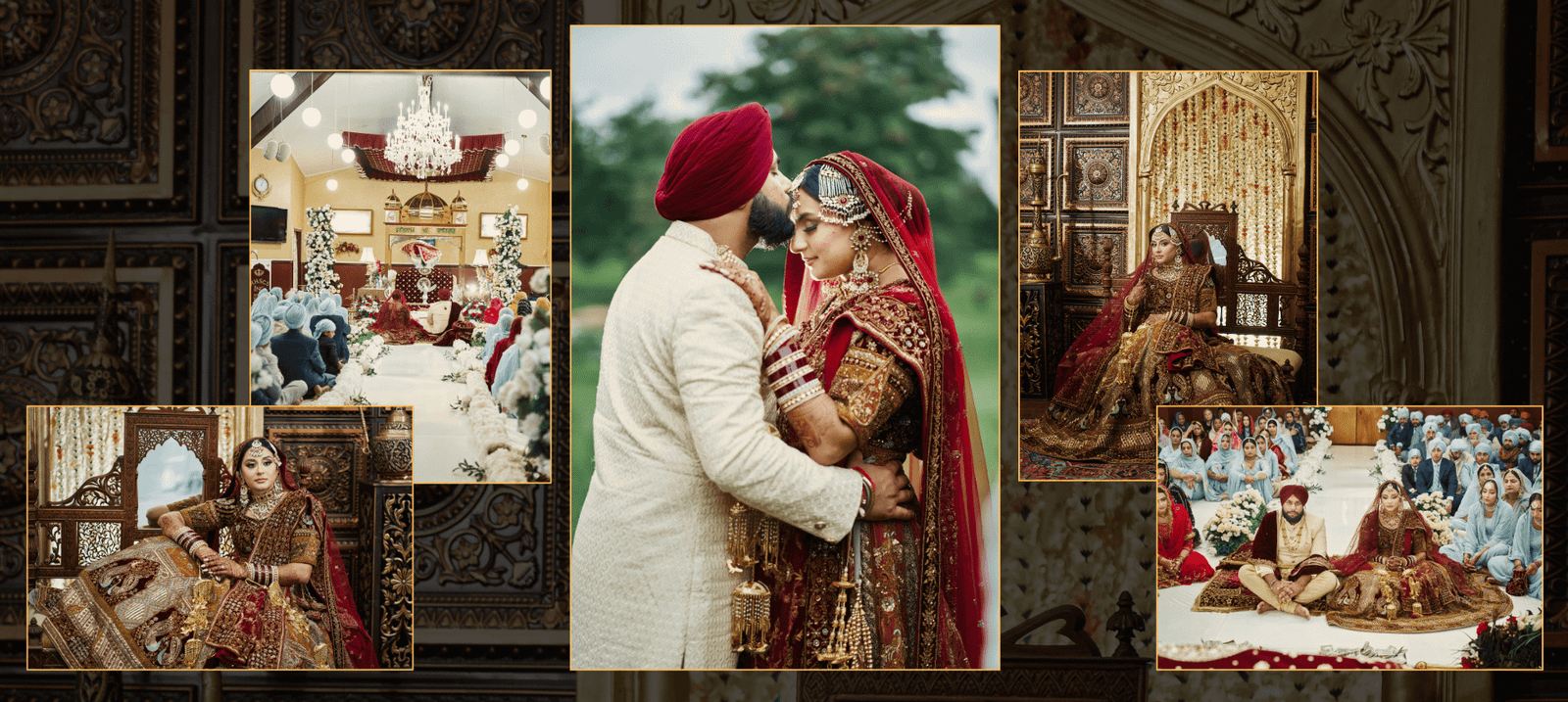 Wedding décor and floral design portfolio collage 8 by Aisha’s Wedding Decor