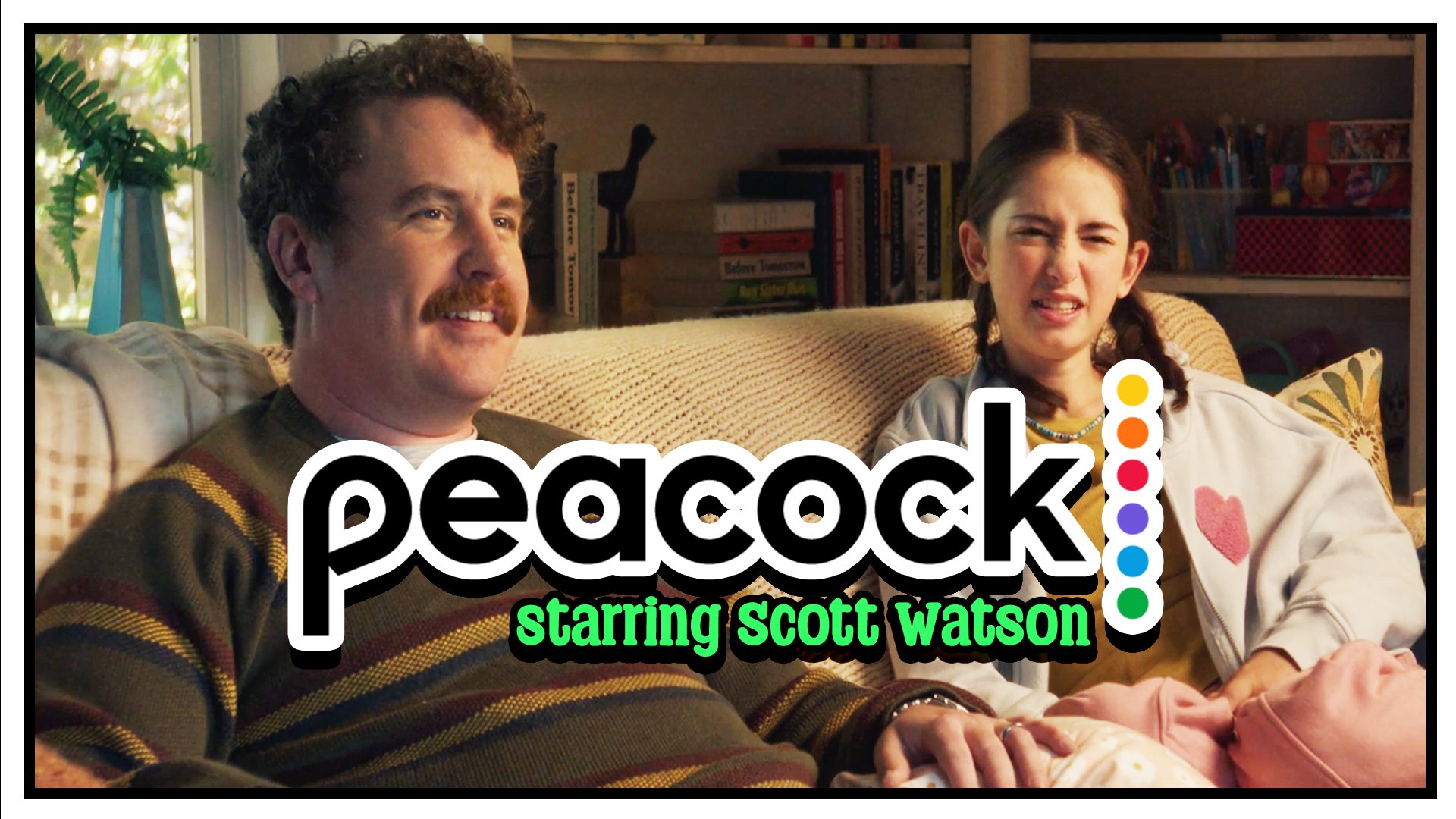 Scott Watson is the actor who plays Dad in this Peacock Commercial.