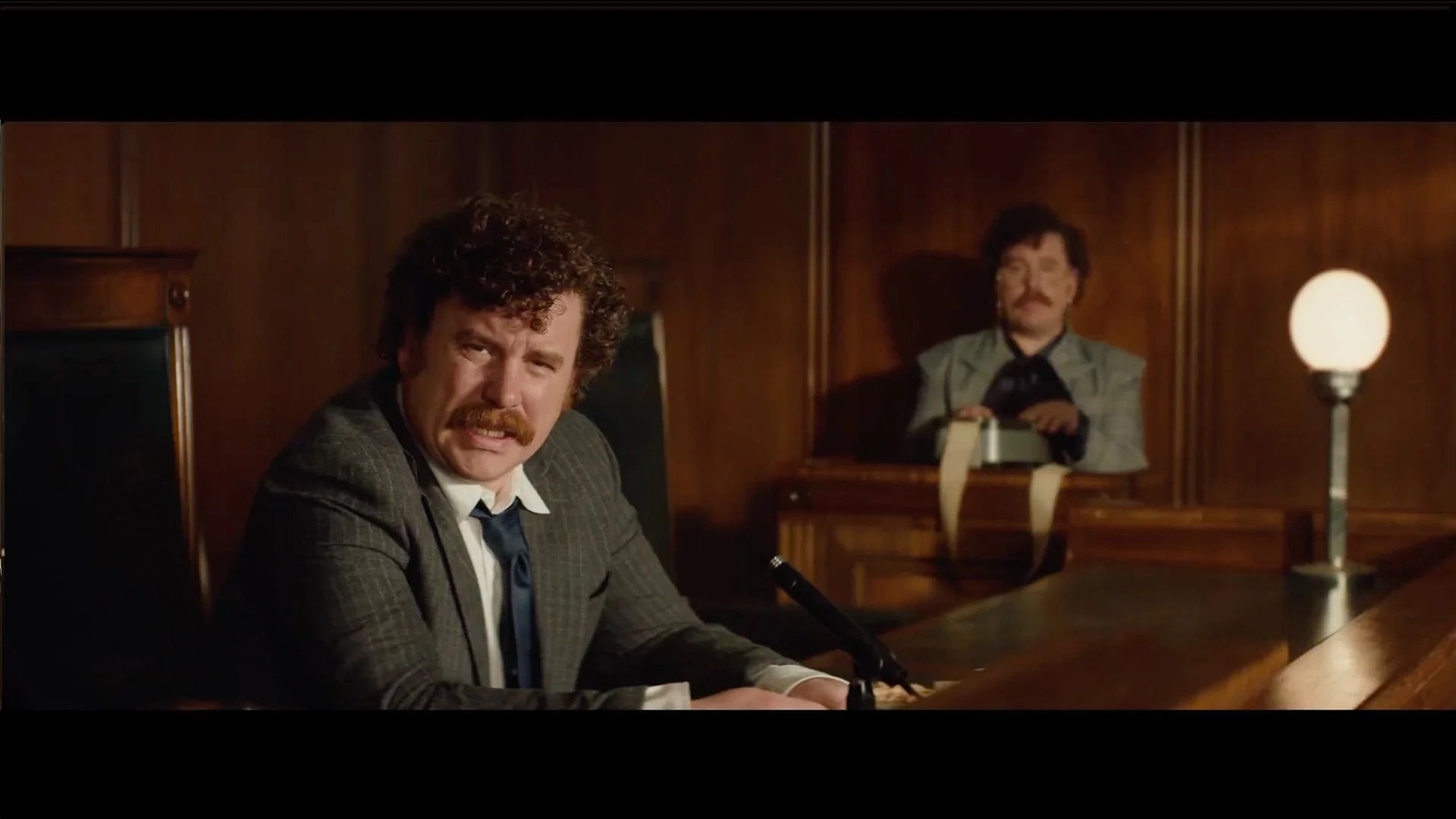 Scott Watson playing multiple roles in the Rula Online Therapy commercial courtroom scene.