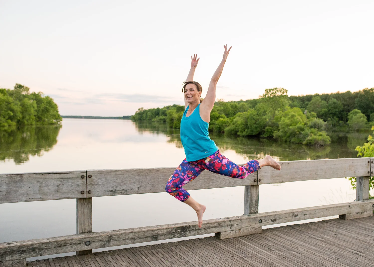 High fitness. Full energetic.