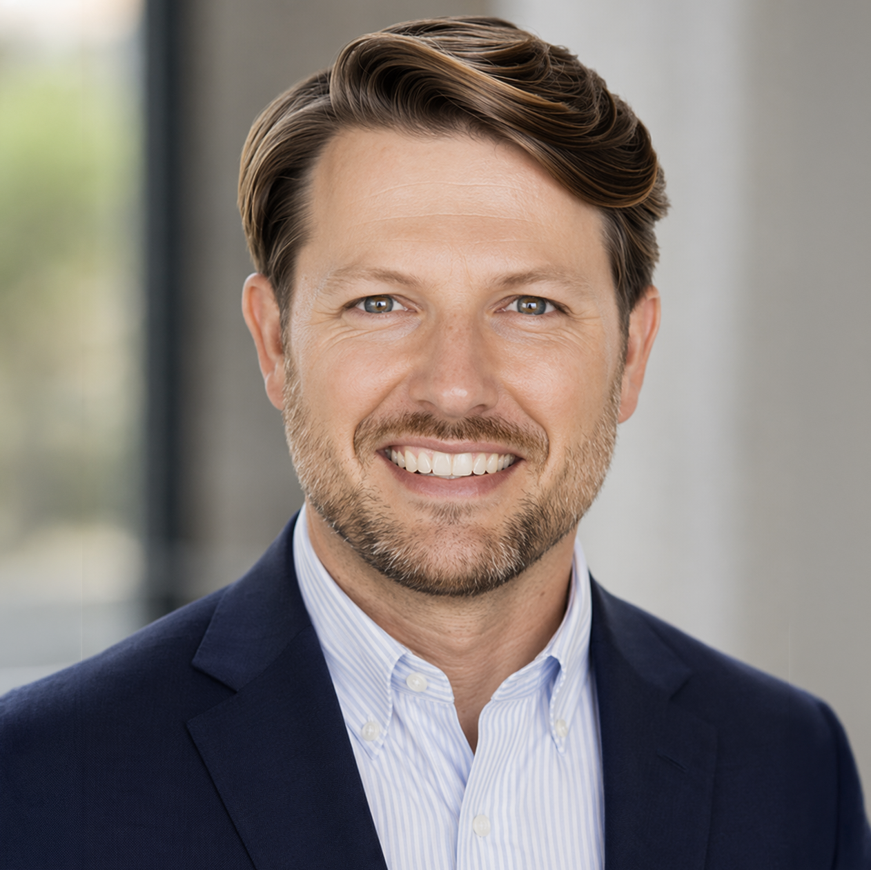 portrait of a man in a business suit