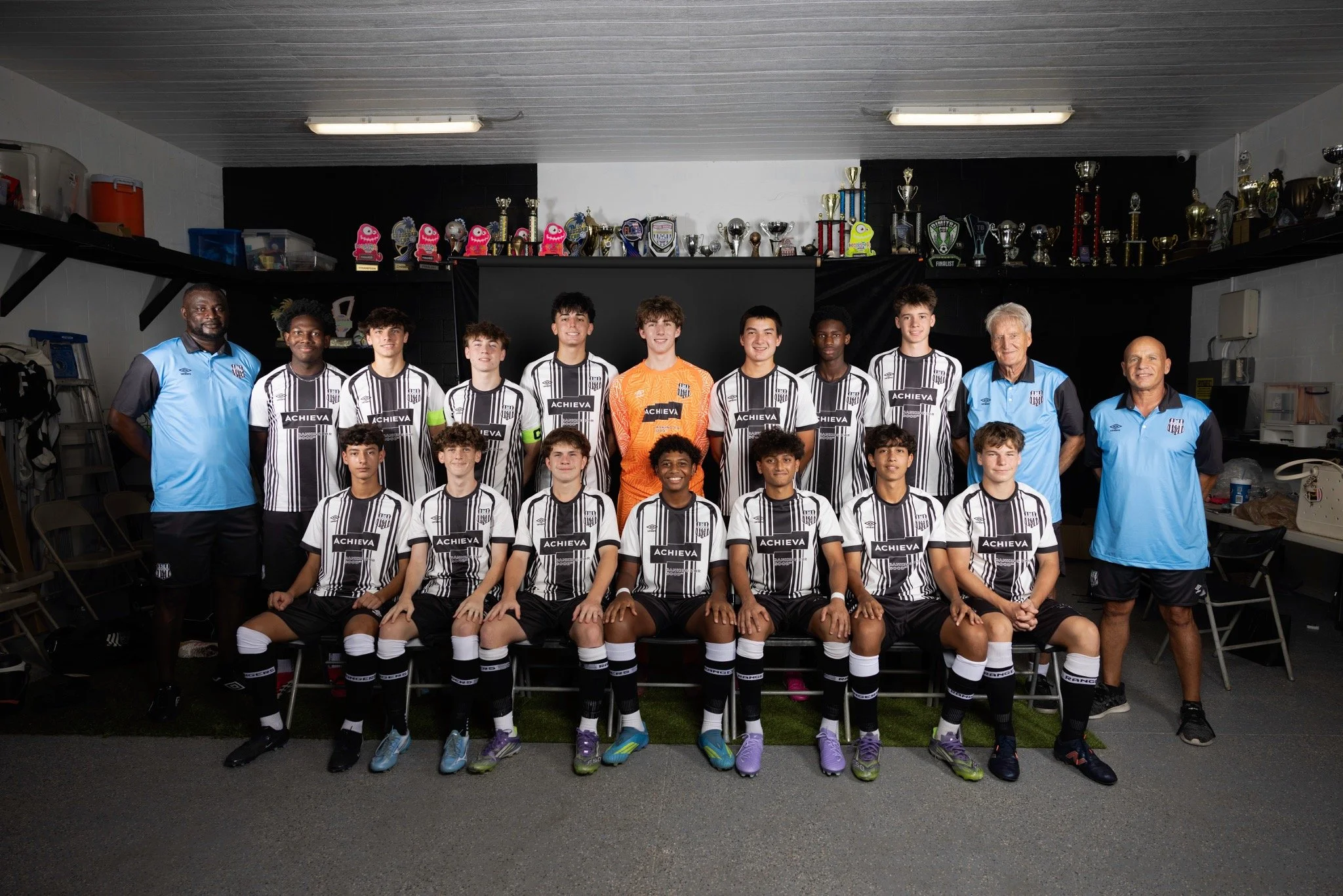 Rangers soccer team photographed by AMorgan Portraits