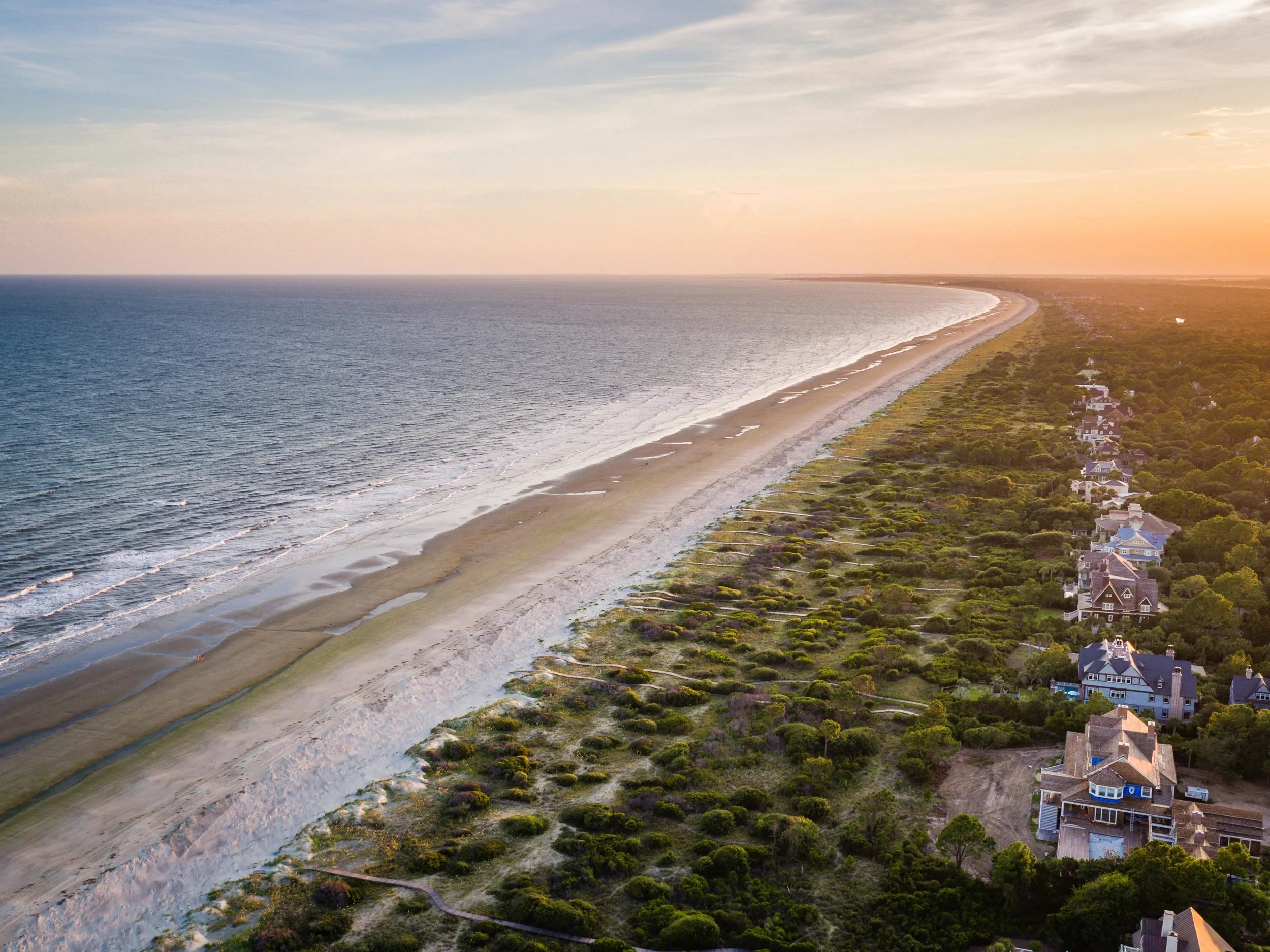 Aerial drone photography Charleston real estate