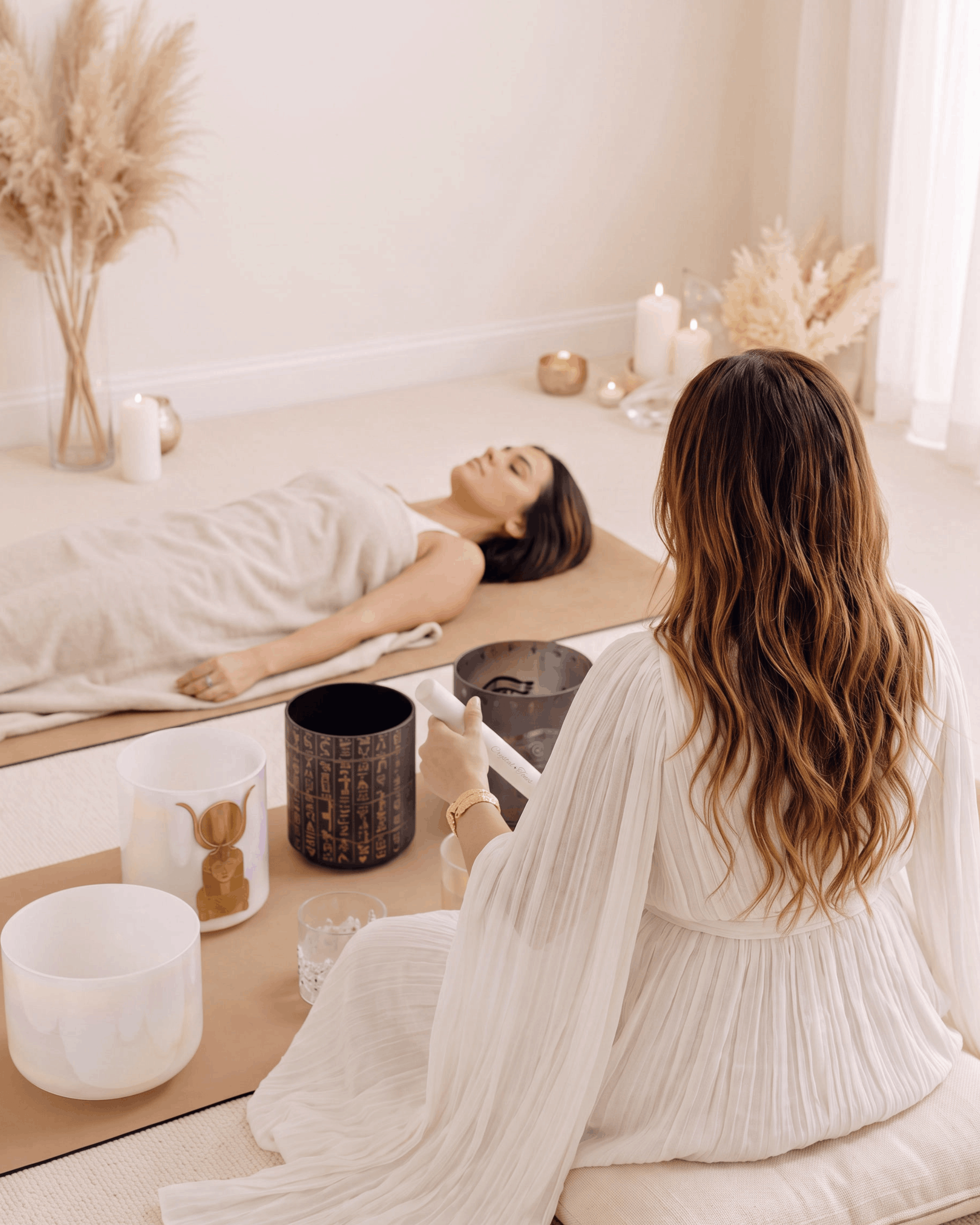 Individual sound bath session