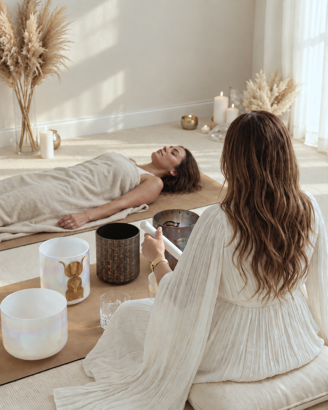 Individual sound bath session