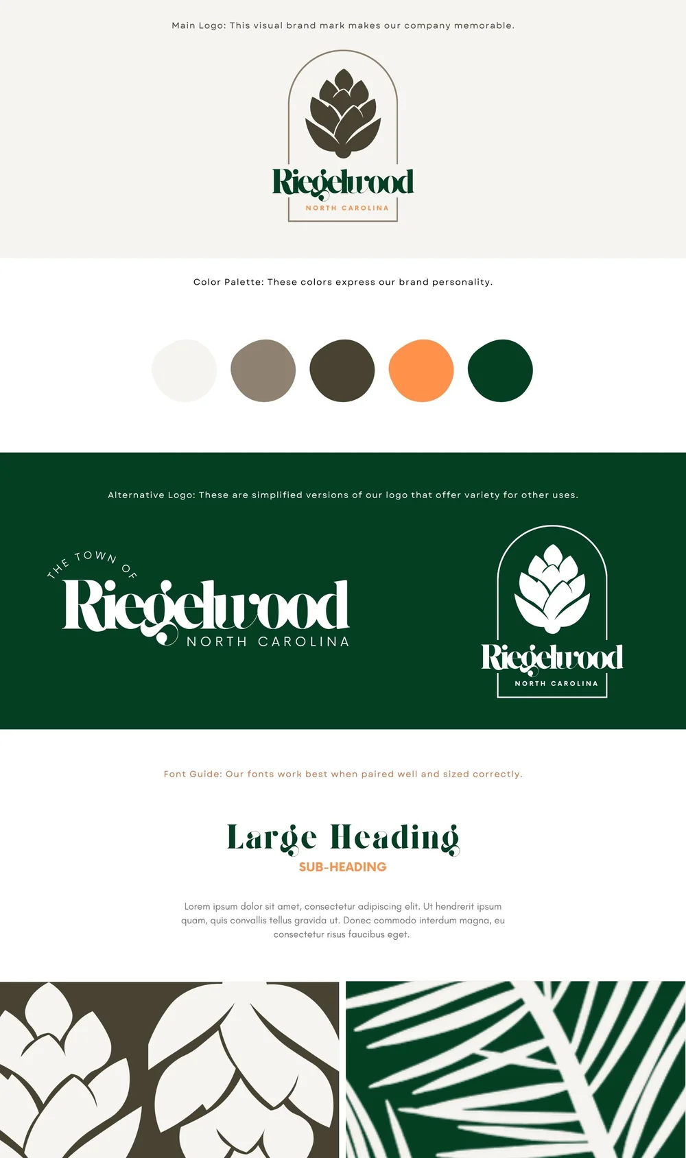 Village of Riegelwood brand board