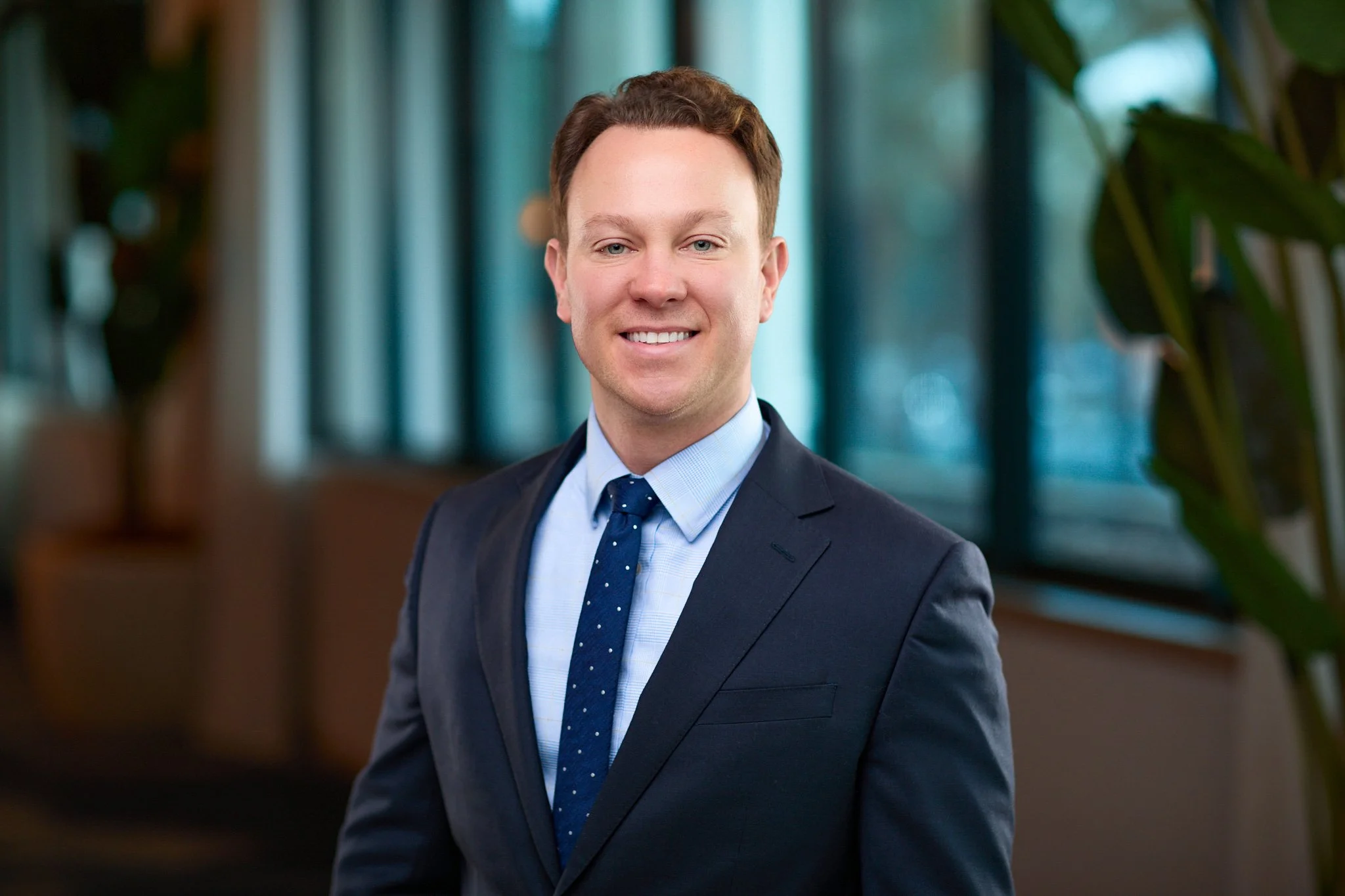 Executive headshot from a Marker 1 Media on-site station