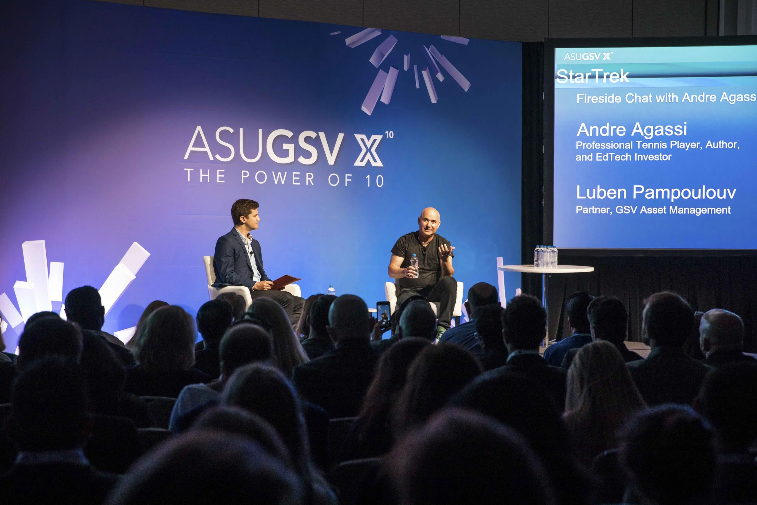 Multi-camera video coverage of a keynote at a San Diego conference
