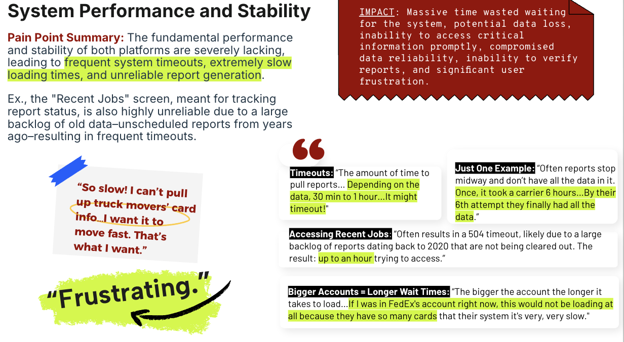 WEX System Performance Research