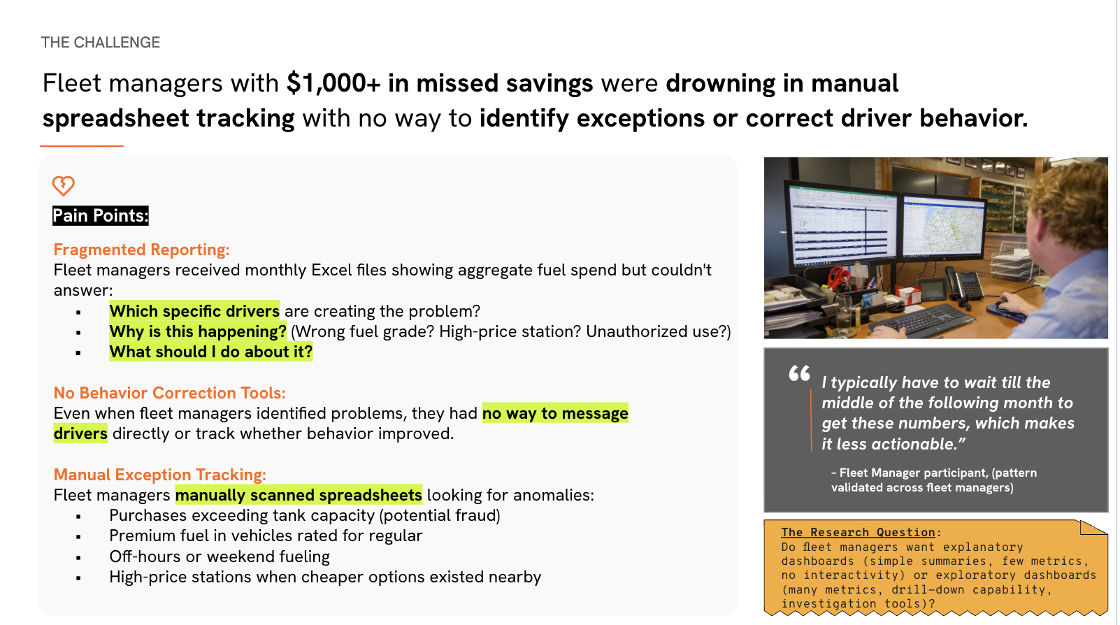 WEX ClearView Case Study Slide 1