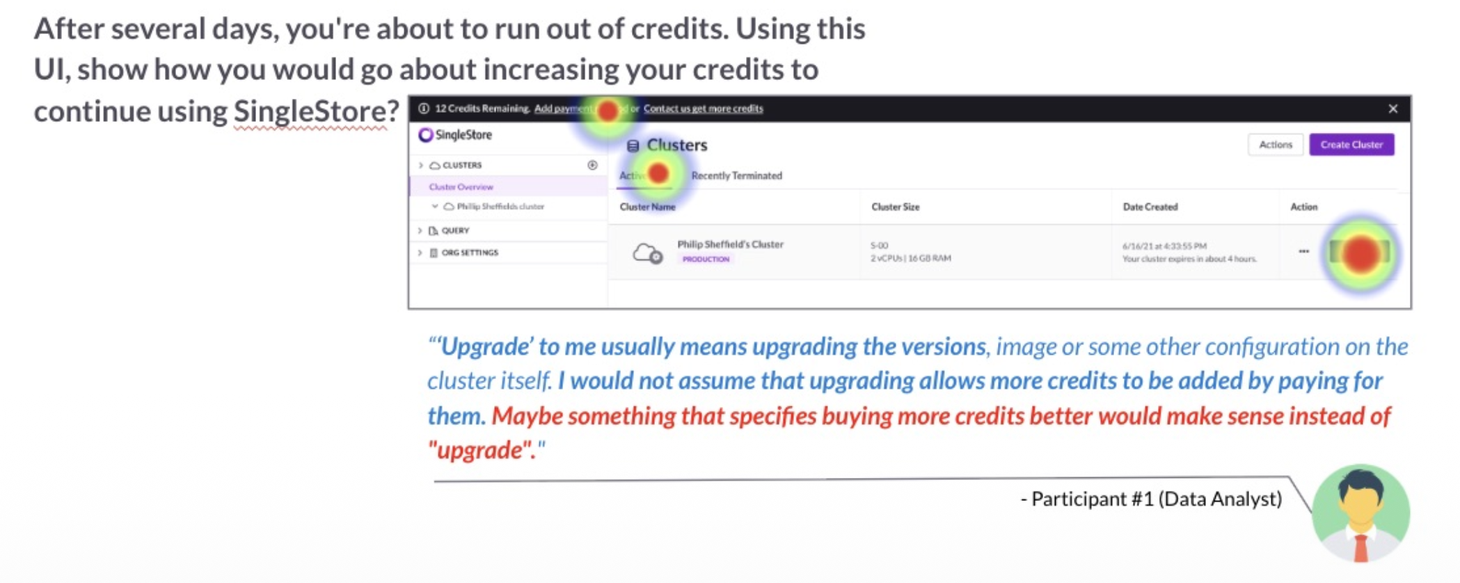 SingleStore Cluster Heatmap Analysis