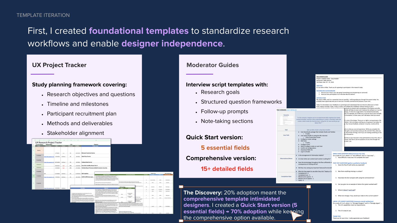 SingleStore Research Infrastructure Slide 1
