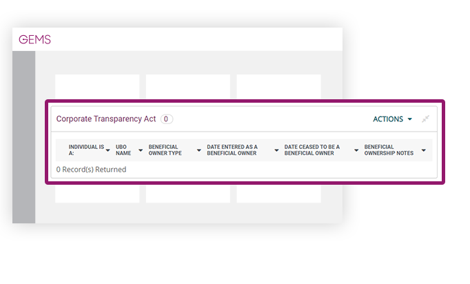 Beneficial Ownership Tracking
