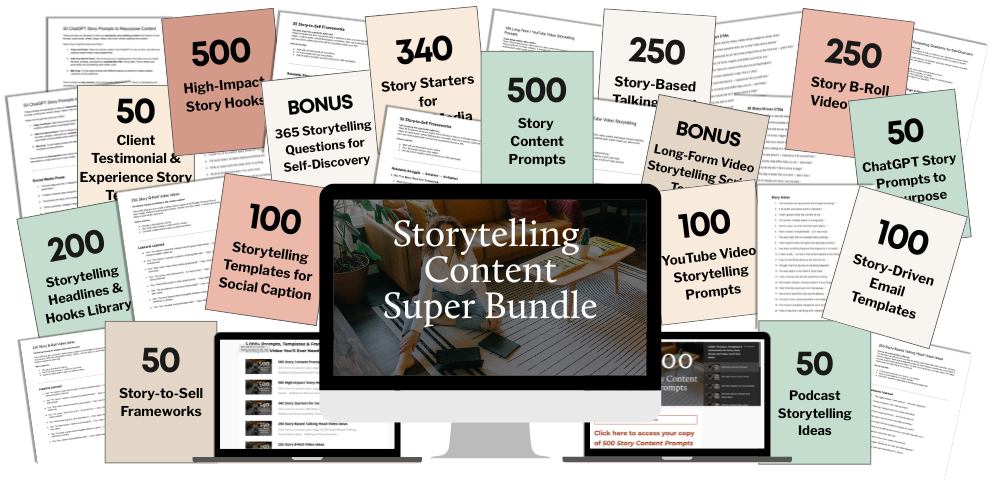Storytelling Content Super Bundle