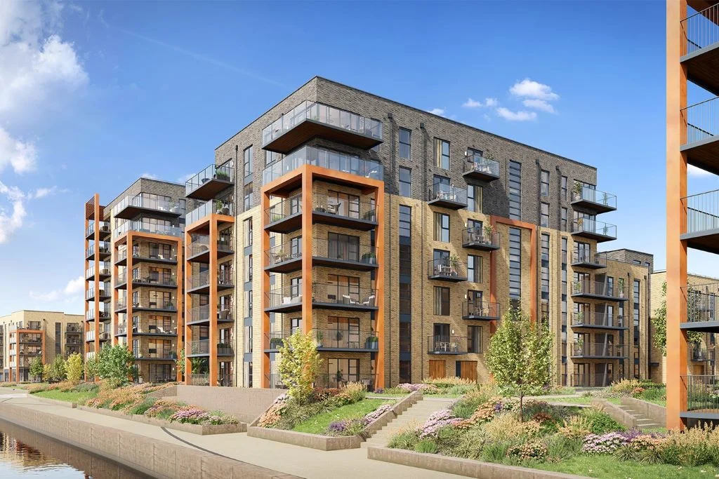 Keepmoat Homes — Cable Wharf — Balconies & balustrades (CGI)
