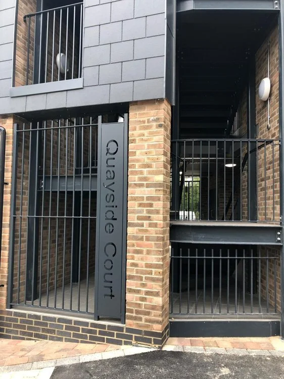 Balcony and entrance metalwork