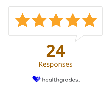 Healthgrades: 5 out of 5 stars from 24 responses