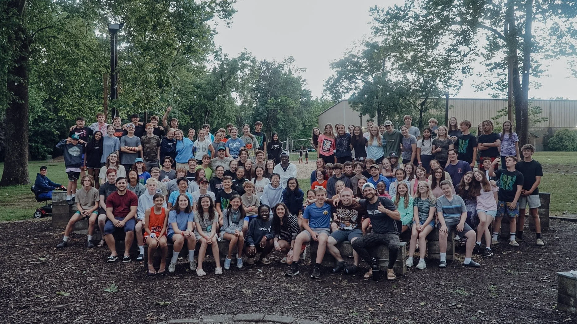 Northstar students together at camp