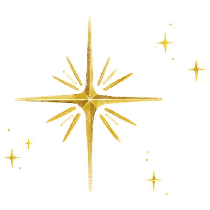 Gold north star