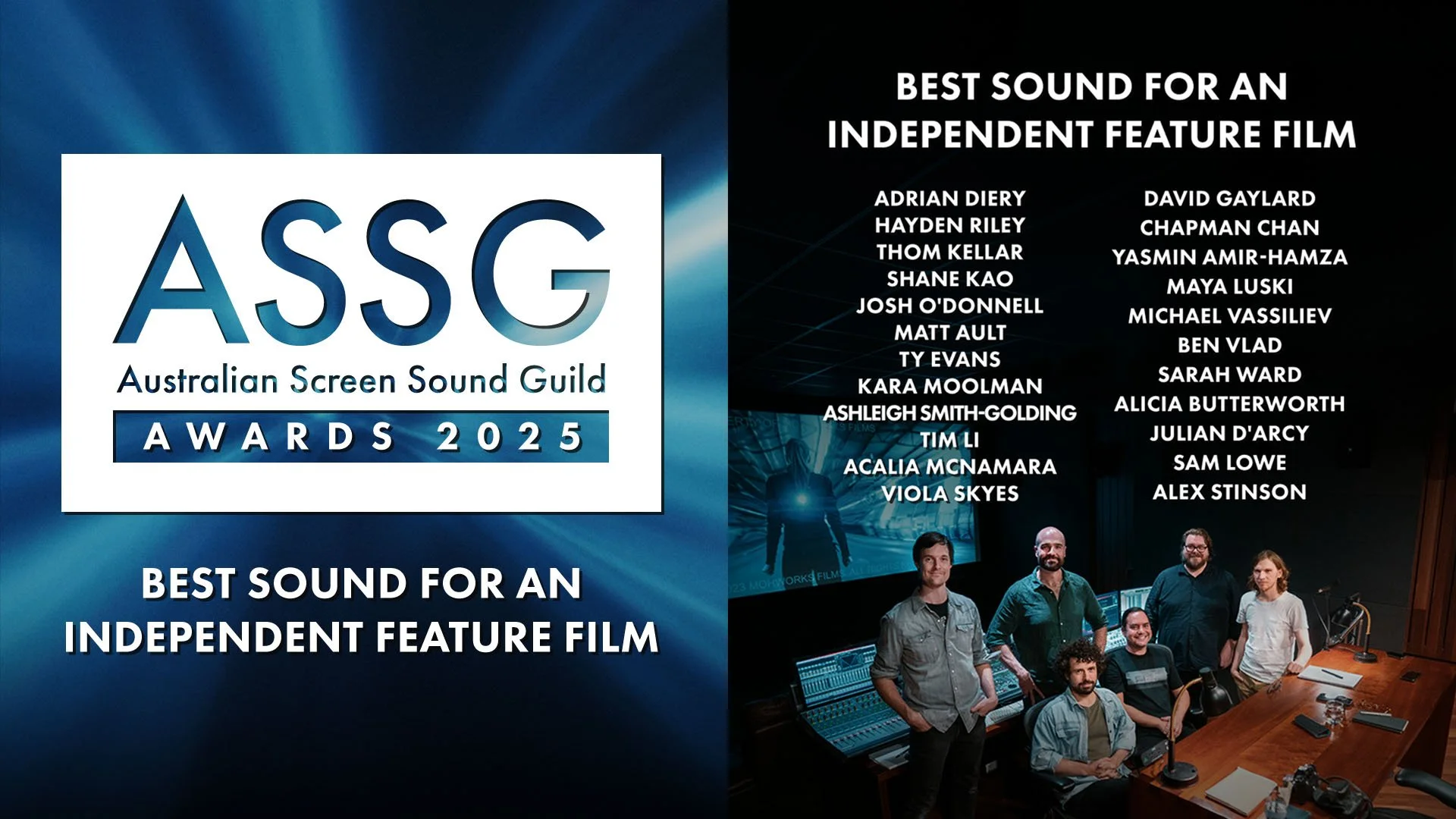 'SPACE/TIME' nominated for ASSG Awards