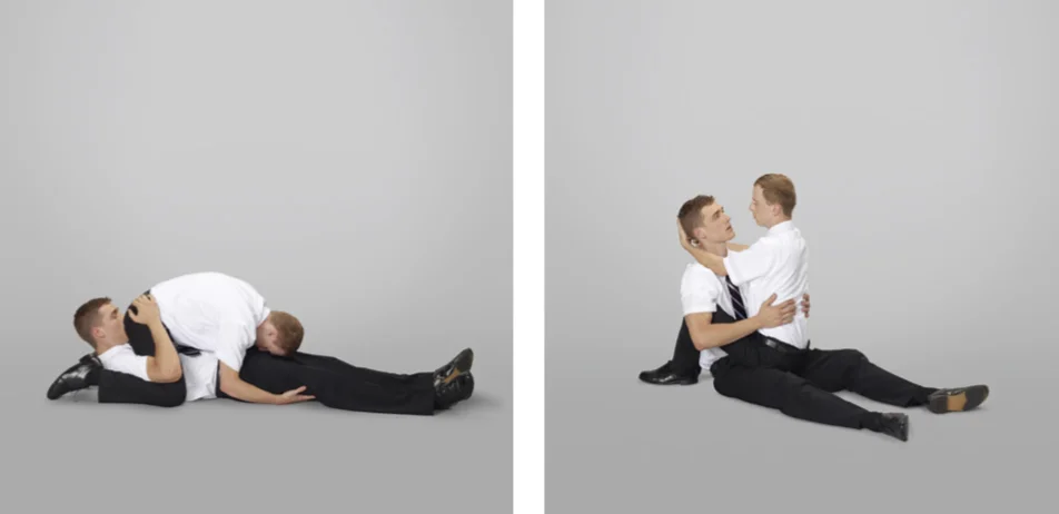 Поза миссионера крупным планом