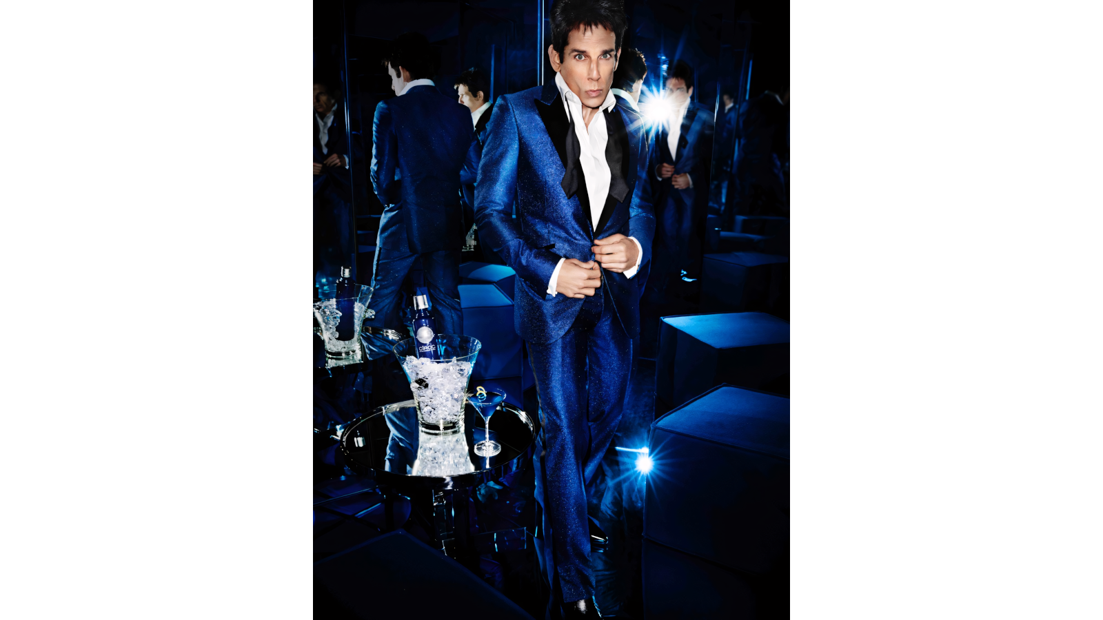 Monsieur Brunold worn by Ben Stiller for Ciroc & Zoolander