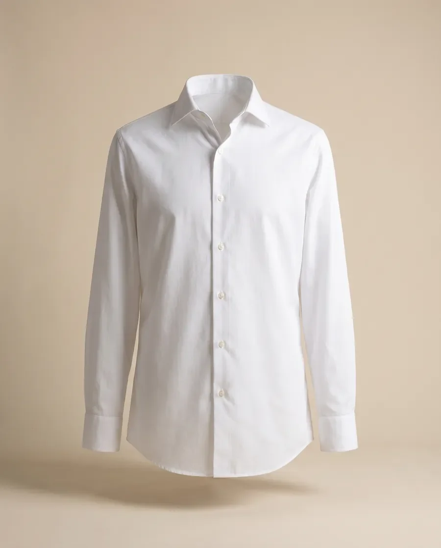 White poplin shirt