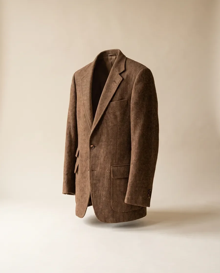 Brown tweed jacket