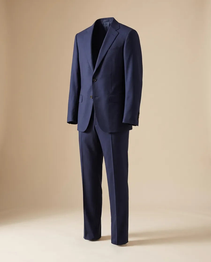 Navy two-piece suit