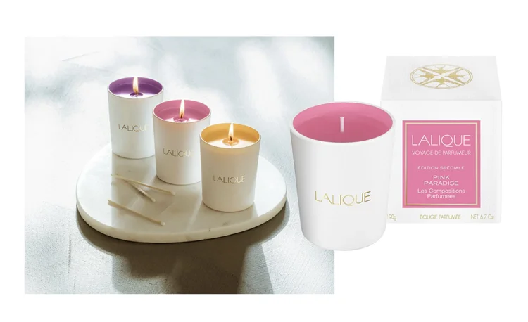 Lalique Pink Paradise Candle