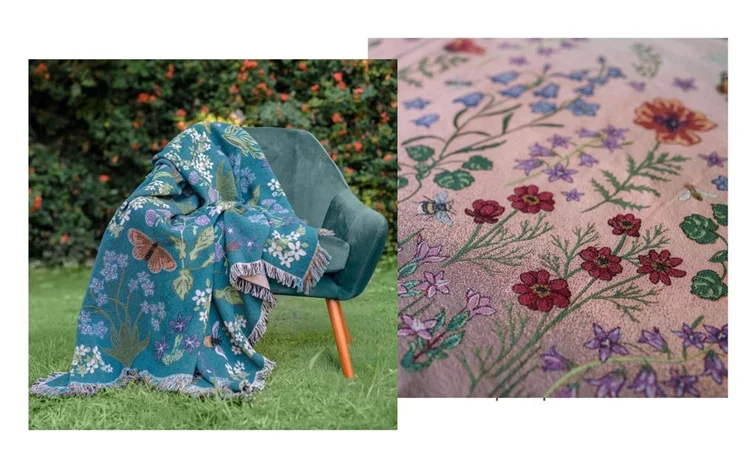 Flora on the Edge, Arcana Living blankets